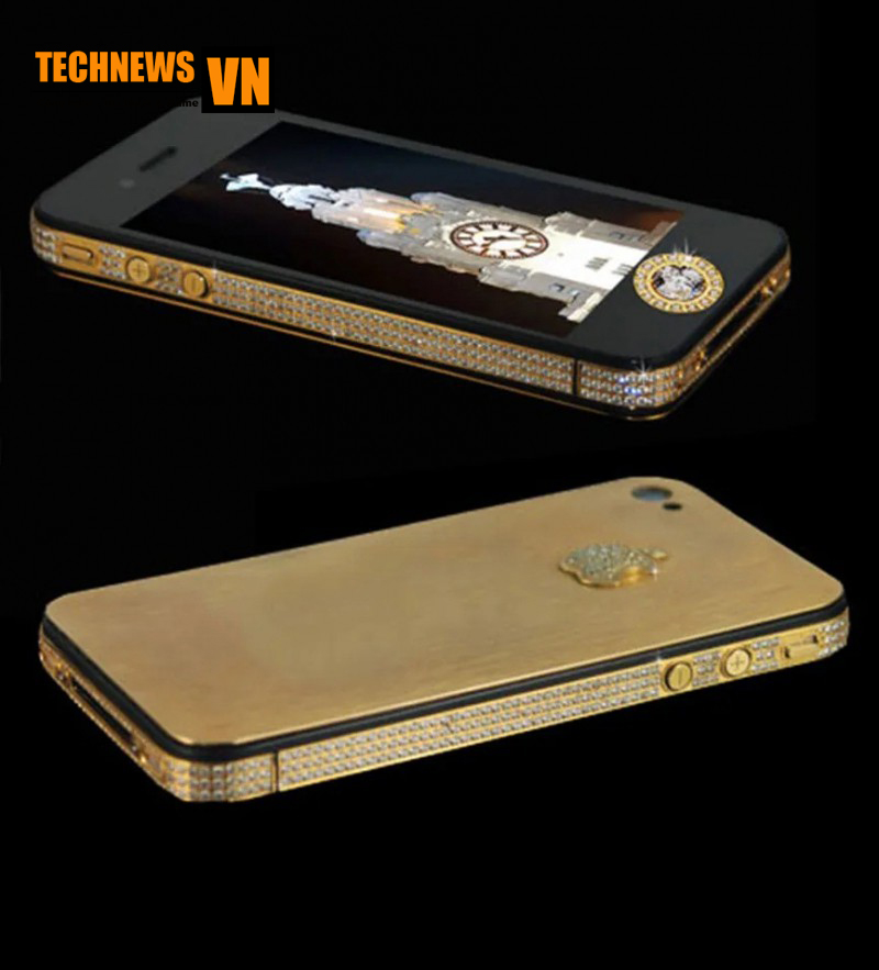Điện thoại iPhone 4S Elite Gold