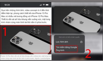 Cách tìm kiếm bằng hình ảnh trên Iphone