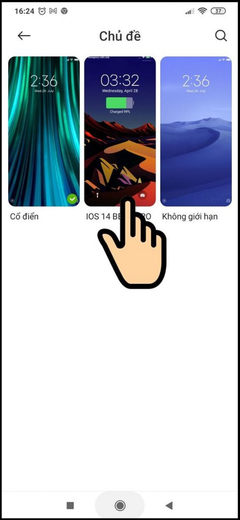 cách làm icon iphone trên android 8